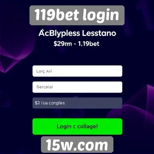 Guia completo para acessar 119bet login